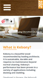 Mobile Screenshot of kebony.com